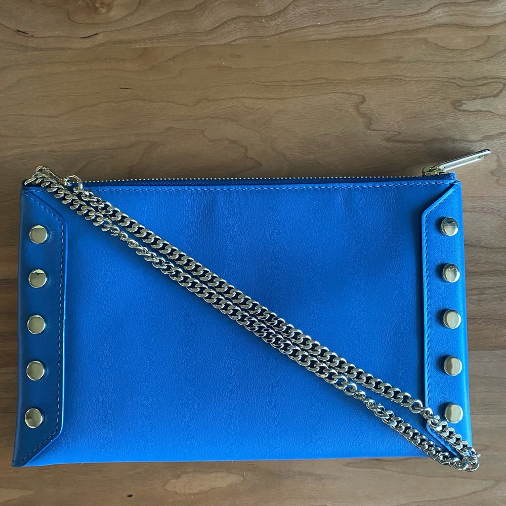 Jimmy Choo Authentic Lockett Shoulder/S Jeans Calf Leather Bag